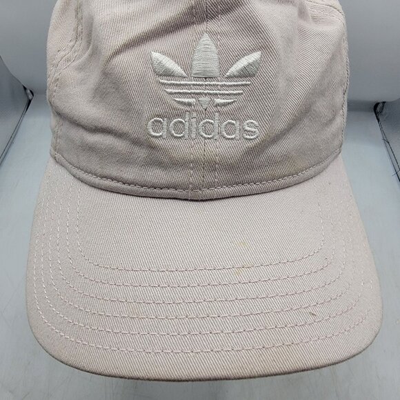 Adidas Originals Pink Cotton Strapback Hat Adjustable Size Casual Outdoors - Picture 10 of 11
